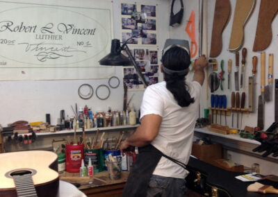 Robert Vincent in his San Diego workshop