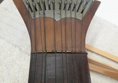 1959 Portuguese guitar before restoration
