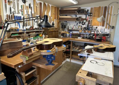 Inside the Vincent Guitars workshop in San Diego