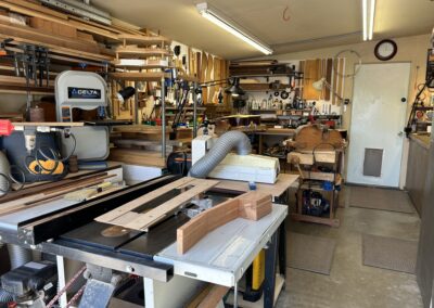 Workshop space for handcrafted classical guitar building and repair