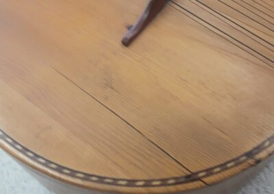 1959 Portuguese guitar before restoration